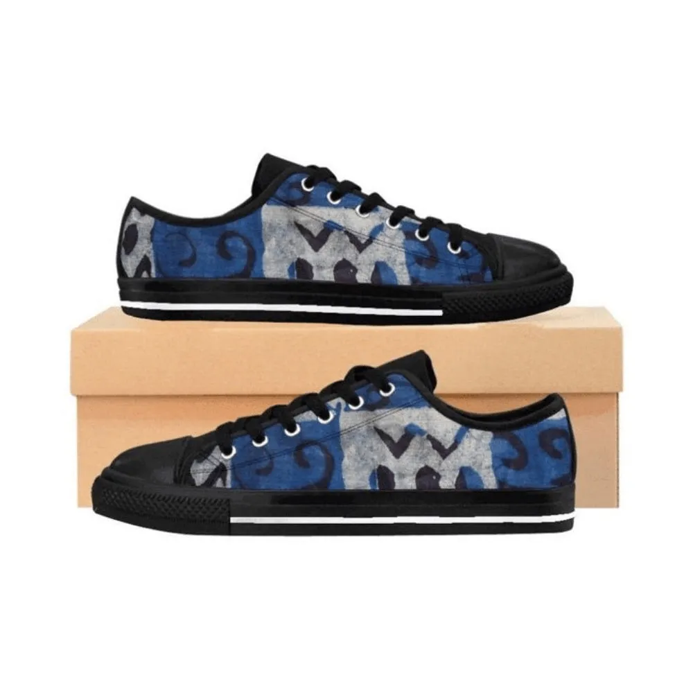 Ankara Low Top Shoes, Low Top Sneaker, Low Top Canvas Shoes