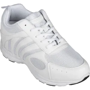 CALTO Light White Elevator Sneakers - Three Inches - G3303