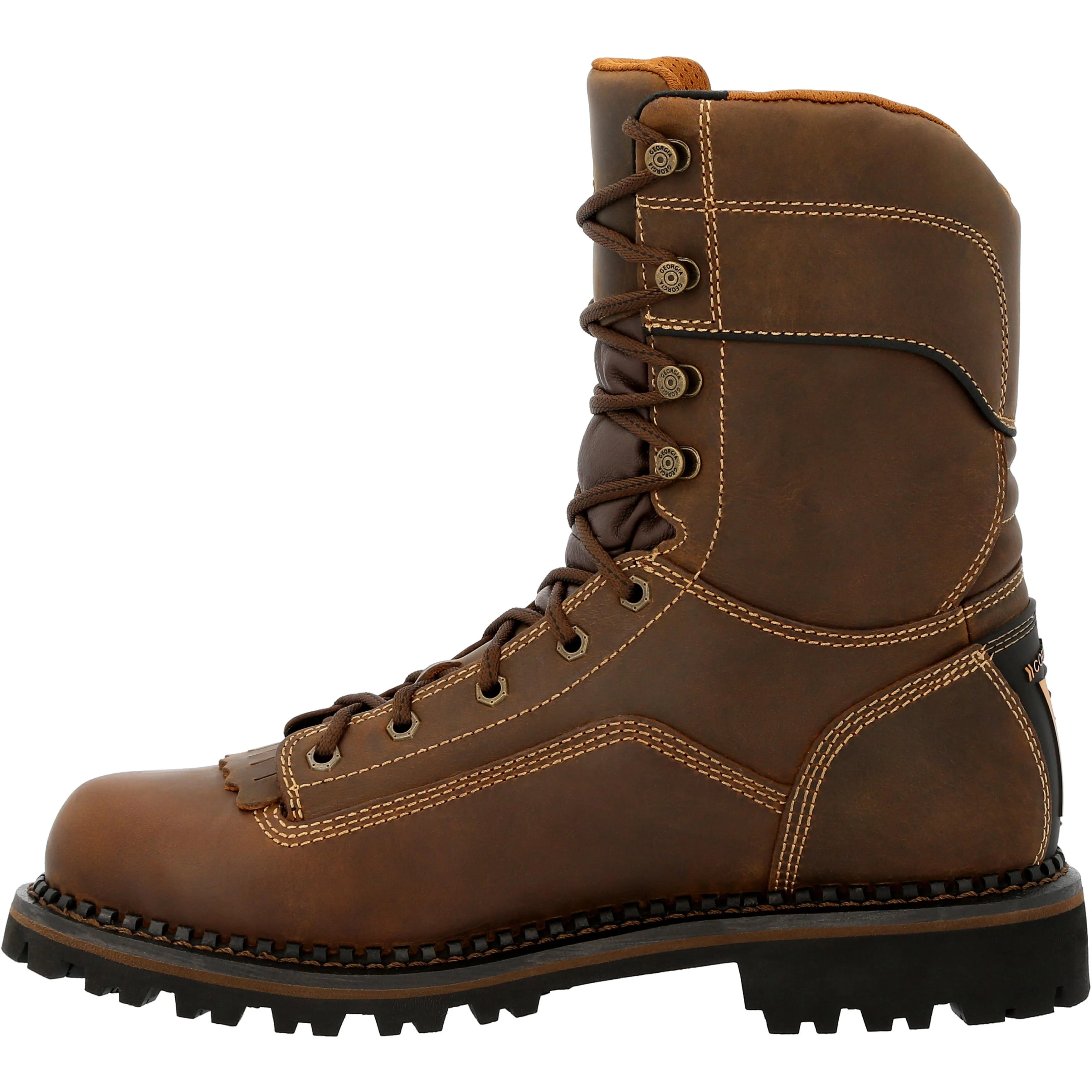 Georgia Boot AMP LT Low Heel Logger Composite Toe Waterproof Work Boot