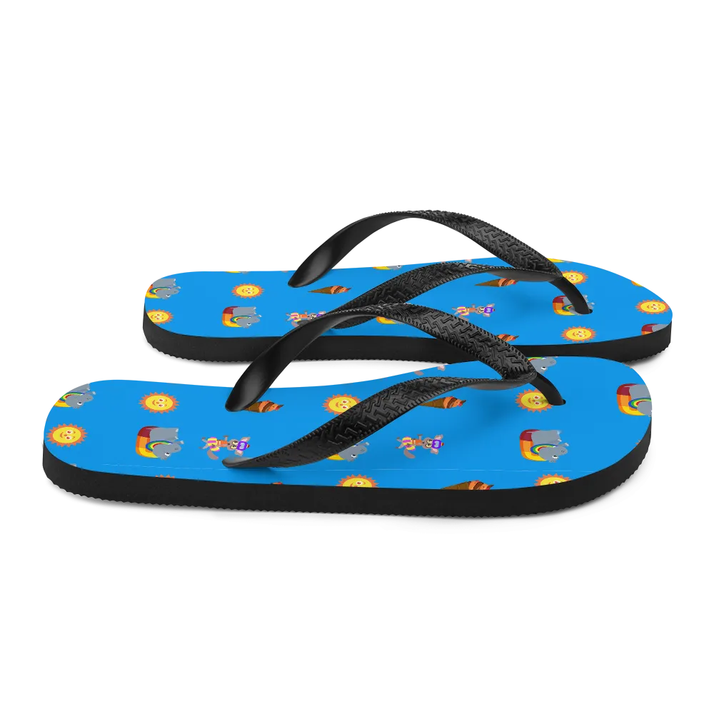 Happy hippo Flip-Flops