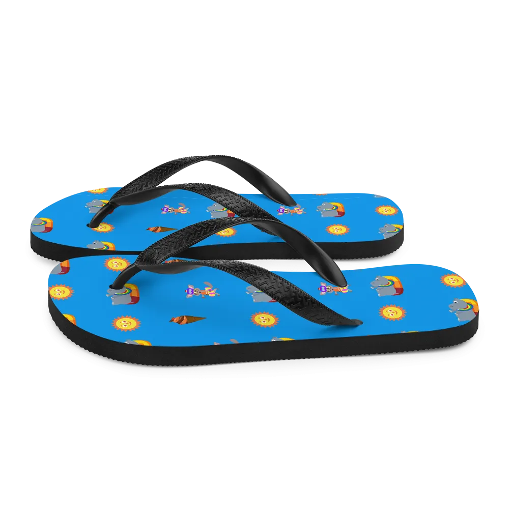 Happy hippo Flip-Flops