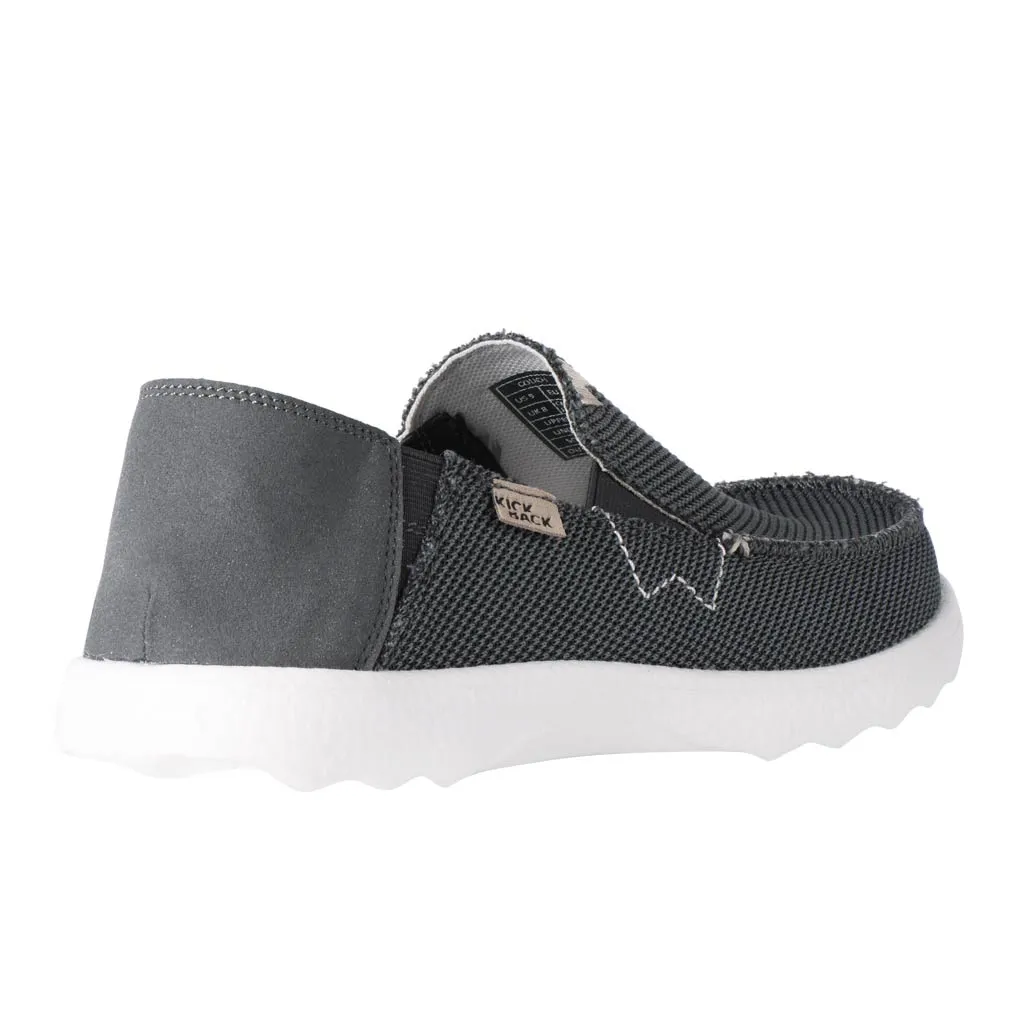 KickBack Men's Slip On Shoes - Couch 2.0 Mesh Charcoal