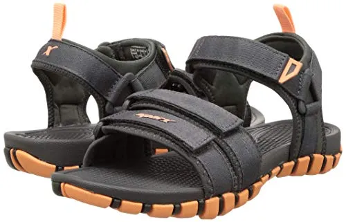 Sparx Women's Dark Grey Peach Floater Sandals-7 Kids UK (Ss0535l)