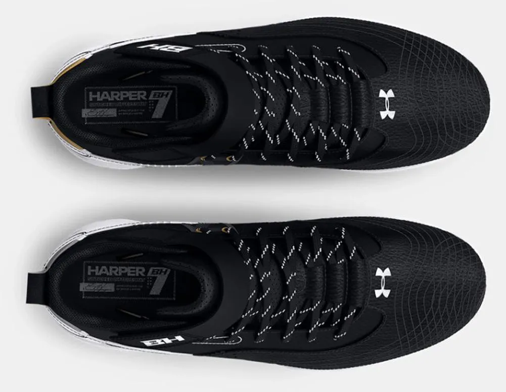 UA Harper 7 Mid RM Black by Under Armour